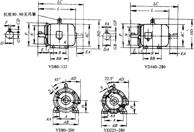 YDϵ׃Oஐ늄әCγߴ磨H80280mm